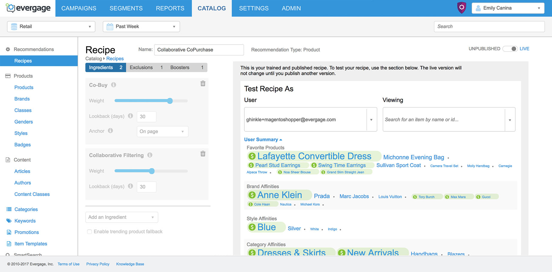 Old recipe testing – marked up